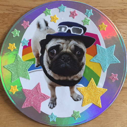 Custom Fridge Magnet - Pepper the Pug