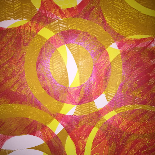 Gel Print - Circles
